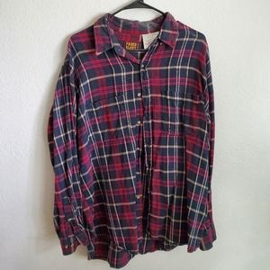 Faded Glory Button Blouse